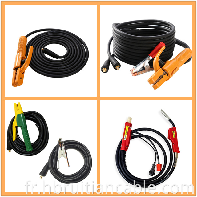 TPE / Rubber / EPR / CPE Superflex 16 mm 25 mm 35 mm 50 mm 95 mm 70mm 400amp 500Amp 600Amp PVC Copper 2/0 Câble de soudage